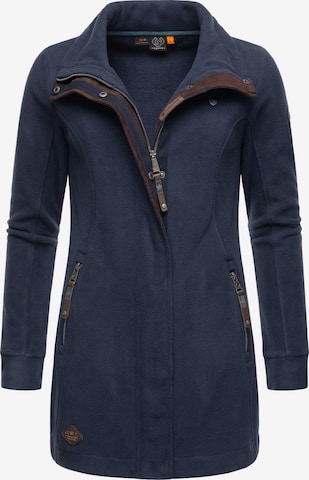 Ragwear Fleece Jacket 'Letrice' in Blue: front