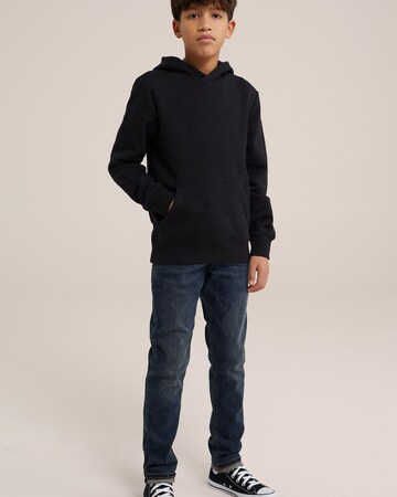 WE Fashion Slimfit Jeans in Blauw