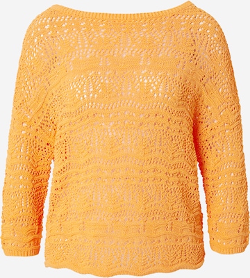 Pull-over COMMA en orange : devant