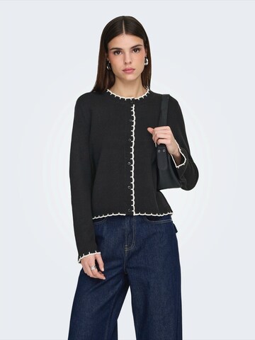 ONLY Kardigan 'ONLLINN' – černá: přední strana
