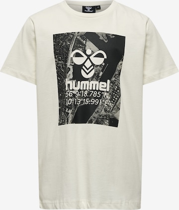 T-Shirt Hummel en blanc : devant