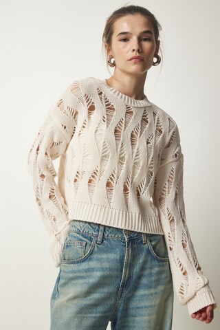 Happiness İstanbul Trui in Beige