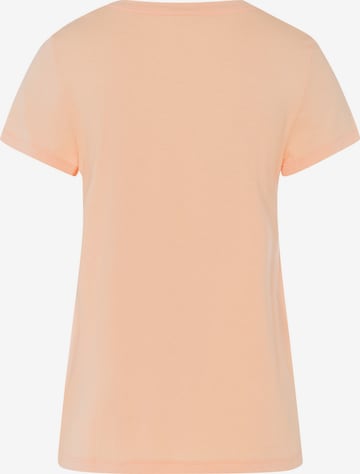 Hanro Pajama Shirt ' Sleep & Lounge ' in Orange
