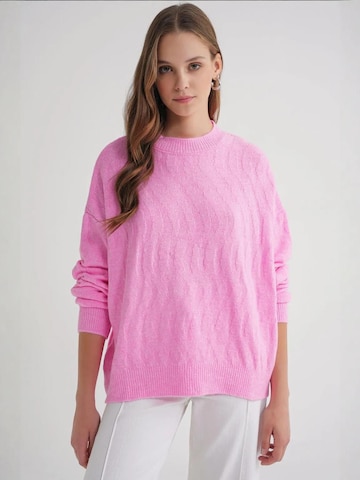 MixRay Pullover in Pink: Vorderseite