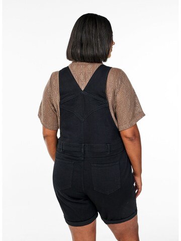 regular Pantaloni con pettorina di Zizzi in nero