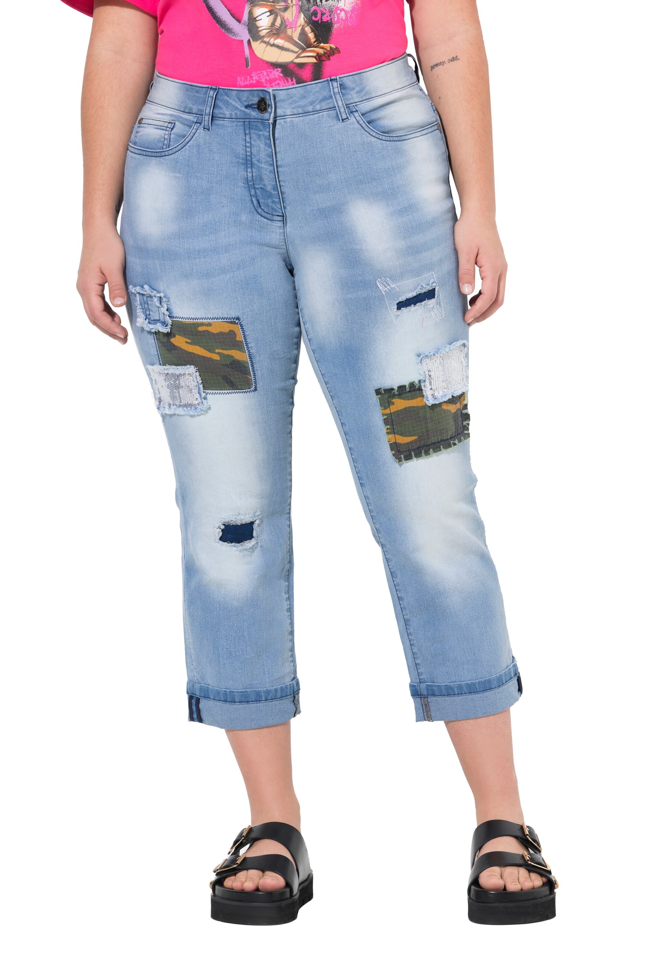 Angel of Style Regular Jeans in Blue: front