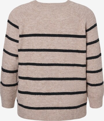 Zizzi Pullover 'SANDIE' i beige