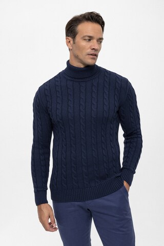 Pullover di Felix Hardy in blu: frontale