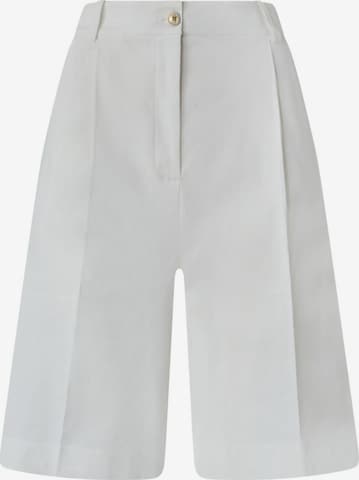 PINKO Broek 'PINKO BRYANA BERMUDA LINO STRETCH BERMUDA' in Wit: voorkant