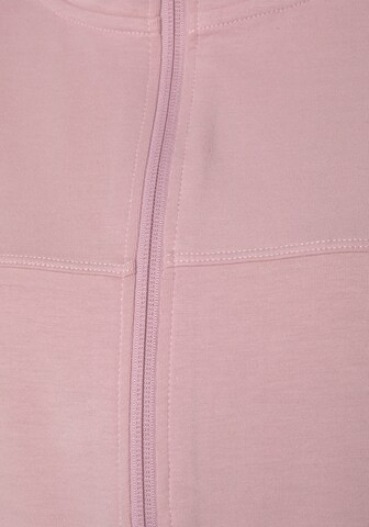 VIVANCE Athletic Zip-Up Hoodie in Pink