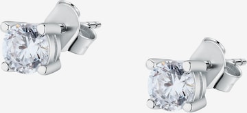 La Petite Story Earrings in Silver: front