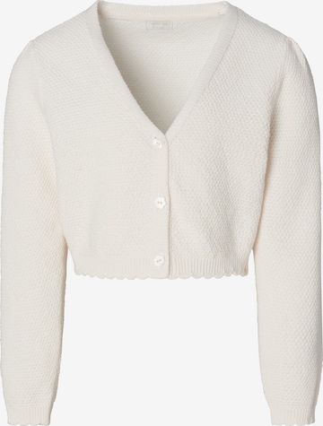 Noppies Knit Cardigan 'Eureka' in White: front