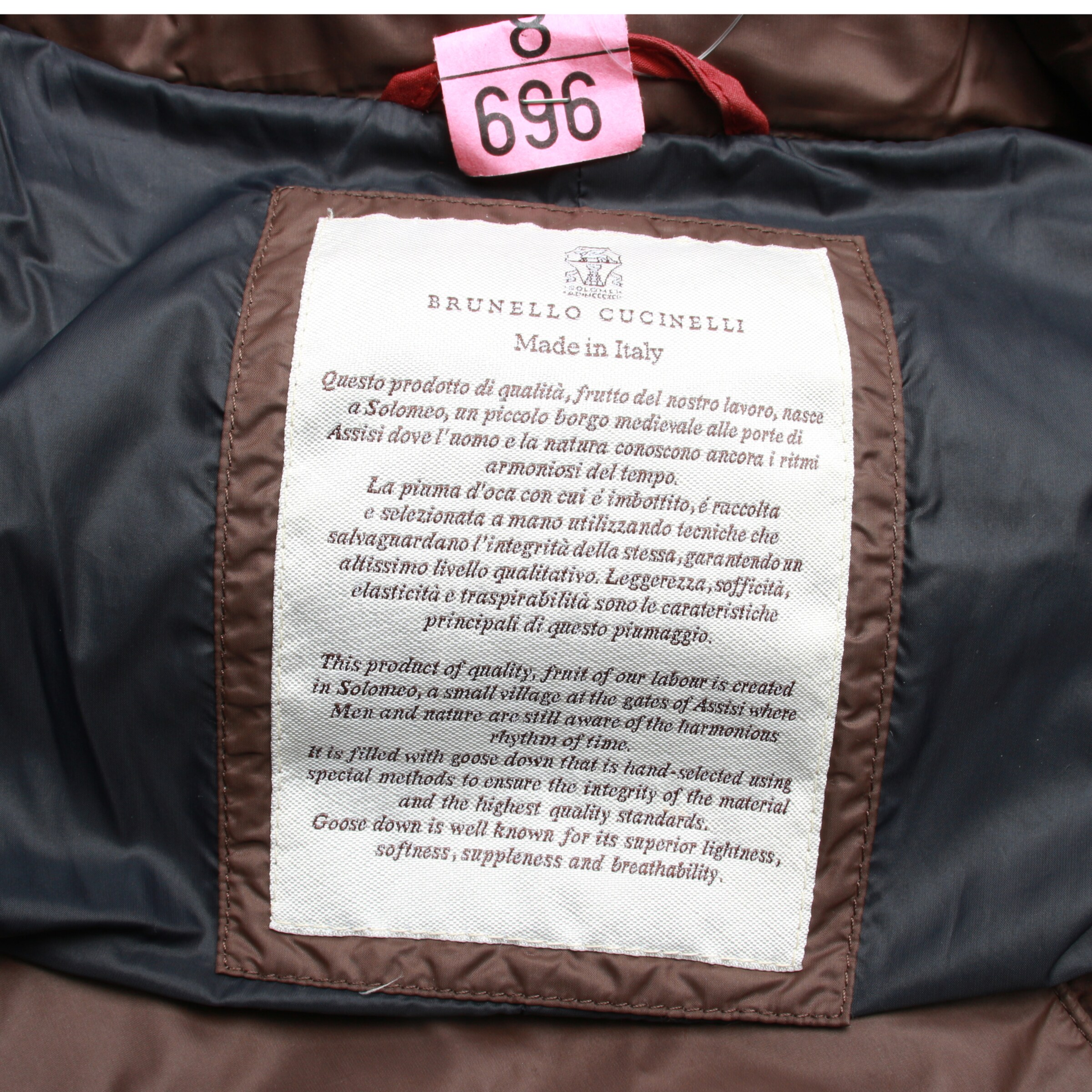 Brunello Cucinelli Jacket & Coat in XL in Brown