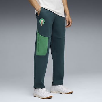 Regular Pantalon de sport 'Marokko' PUMA en vert : devant