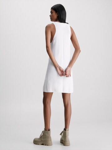Calvin Klein Jeans Gebreide jurk in Wit