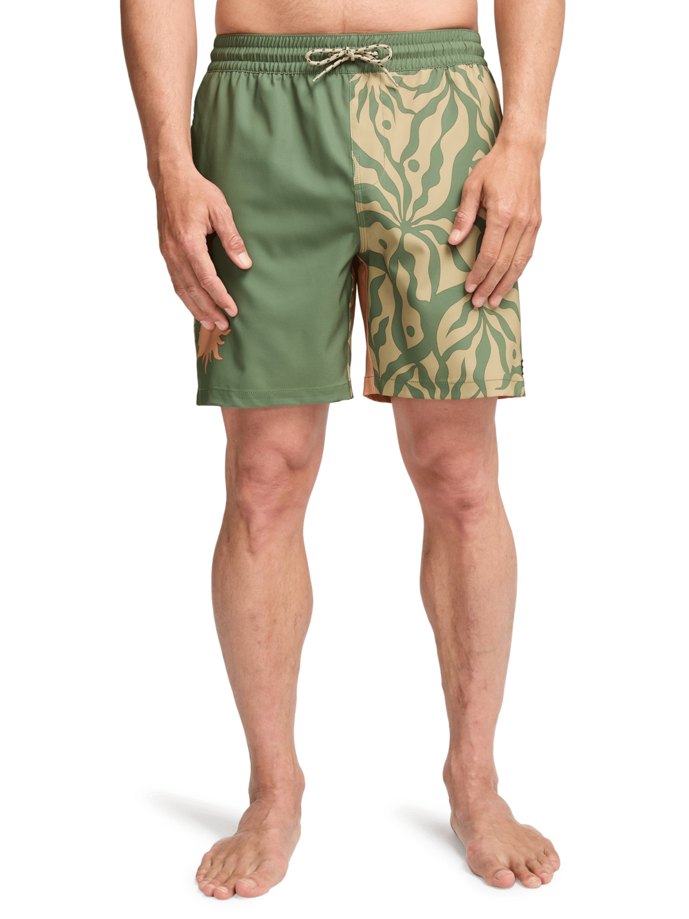 BILLABONG Badeshorts 'Reflection Layback' in Grün: Vorderseite