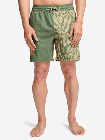BILLABONG Badeshorts 'Reflection Layback' in Grün: Vorderseite
