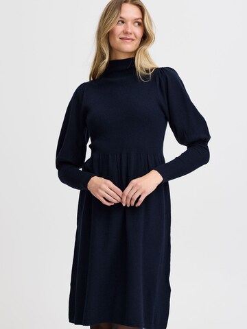 Fransa - Vestido de malha 'Dedina' em azul: frente