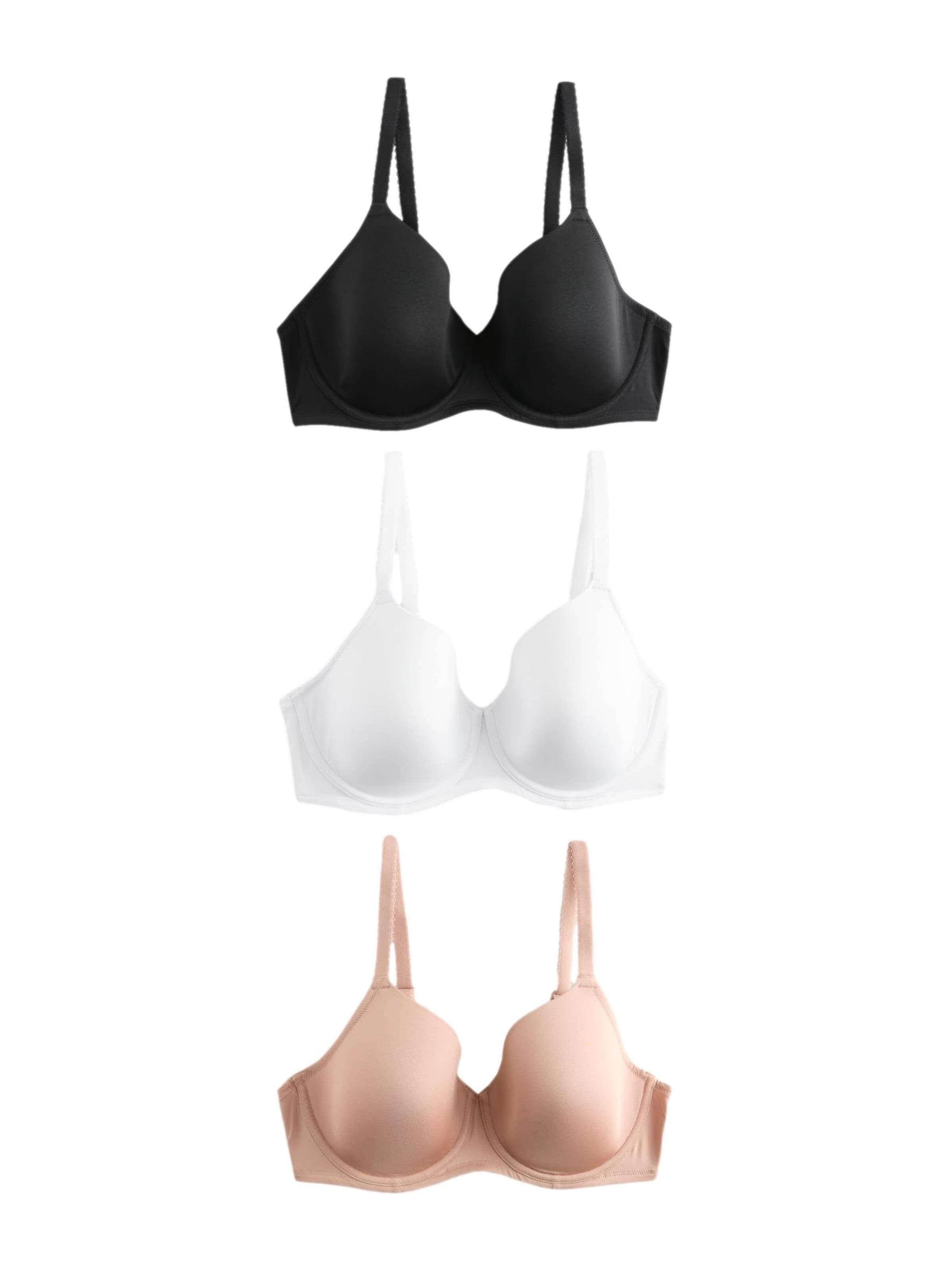 Next T-shirt Bra in Beige: front