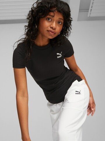 PUMA Shirt in Zwart: voorkant