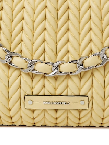 Karl Lagerfeld Torba na ramię w kolorze żółty