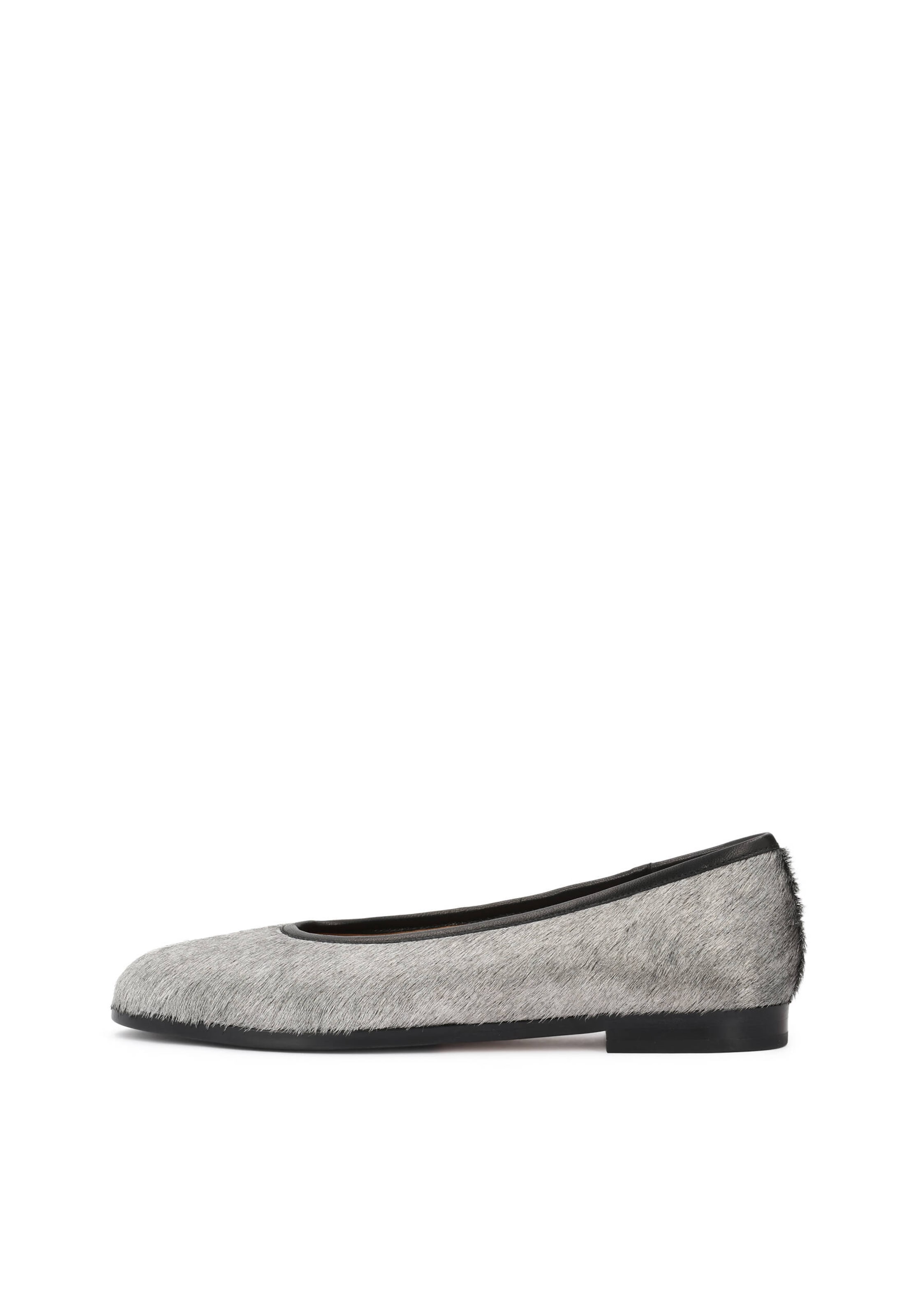 Ballerines Kazar Studio en argent : devant