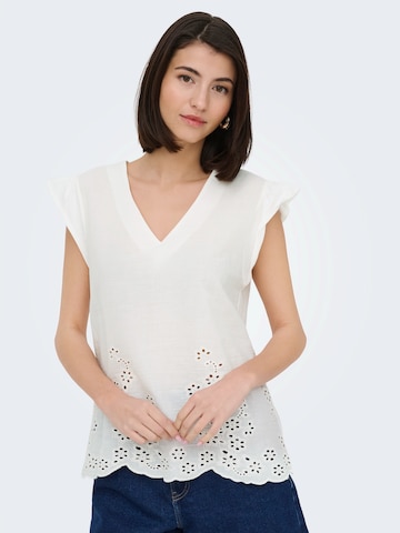 JDY Blúz 'JDYYSTA' - fehér: elől