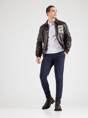 JACK & JONES Slimfit Παντελόνι τσίνο 'JPSTMARCO JJERIK' σε μπλε