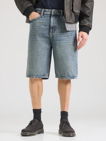 Regular Jean QS en bleu : devant