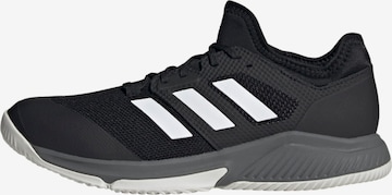 ADIDAS PERFORMANCE Sportschuh 'Court Team' in Schwarz: predná strana