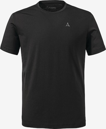 Schöffel T Shirt 'Hohberg ' in Schwarz: Vorderseite