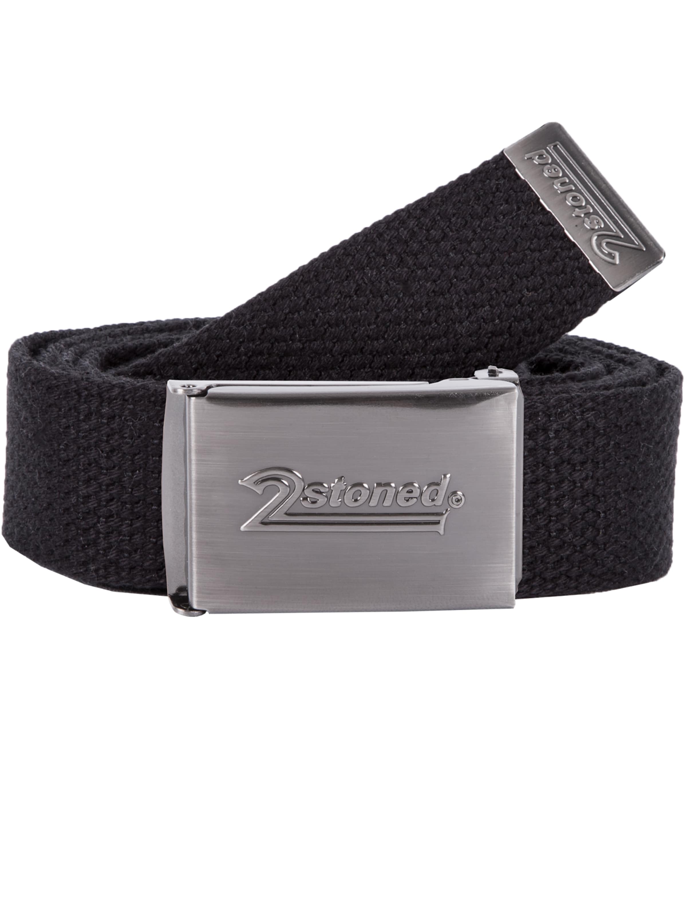 2Stoned Belt 'Small SPEED Matt' in Black: front