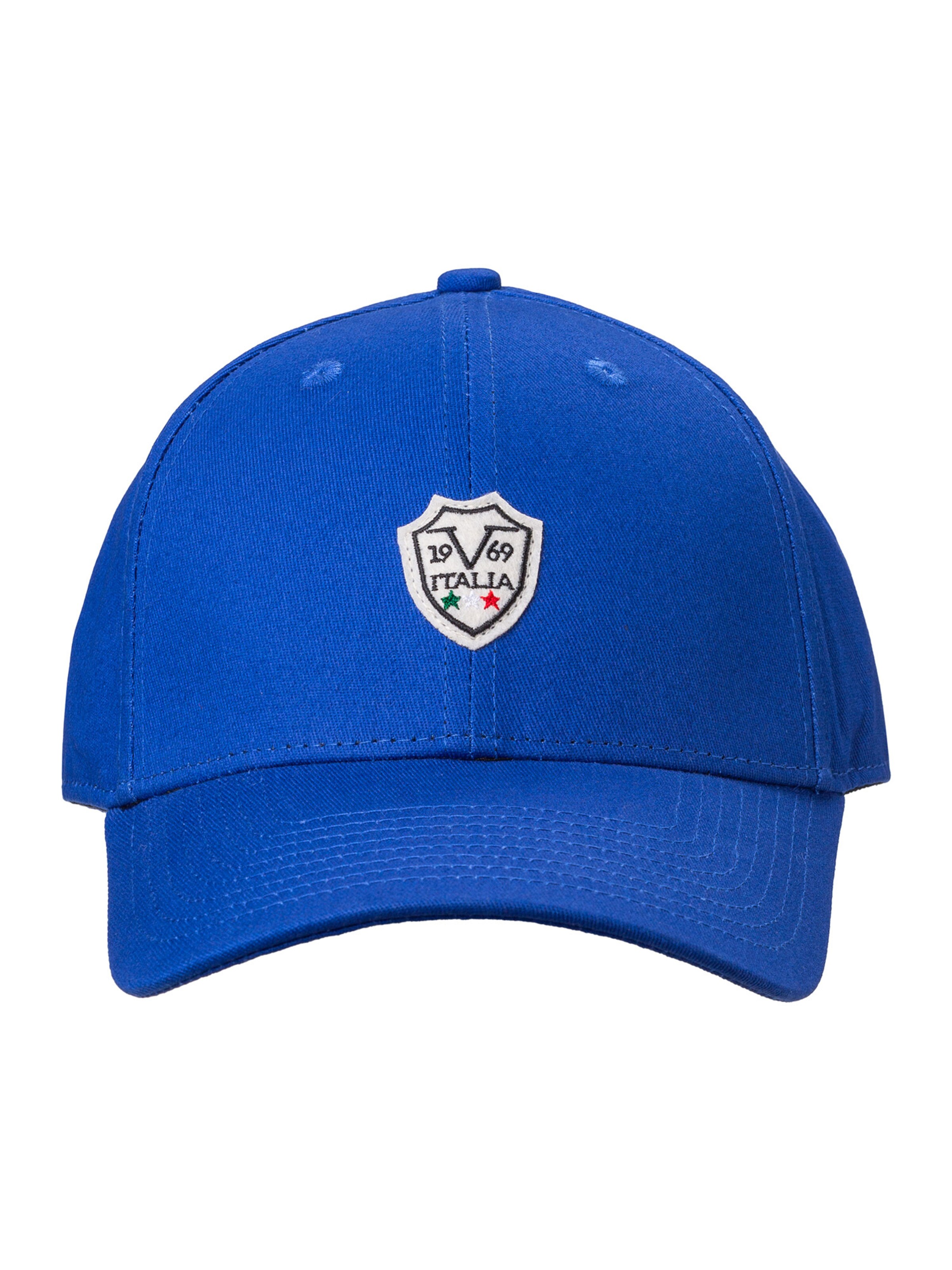 19V69 ITALIA Cap 'Ari' in Blue: front