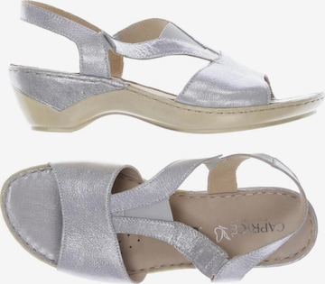 CAPRICE Sandals & High-Heeled Sandals in 39,5 in Silver: front