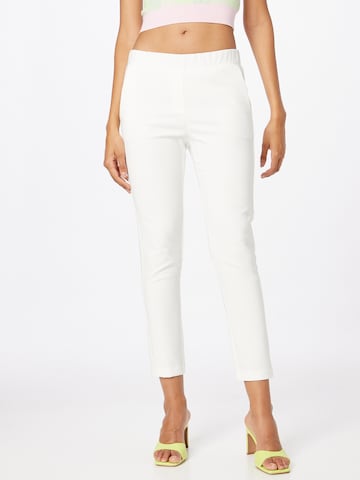 IMPERIAL Slim fit Pants in White: front