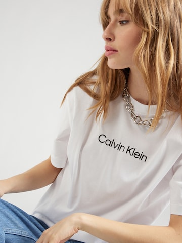 balta Calvin Klein Marškinėliai 'HERO'