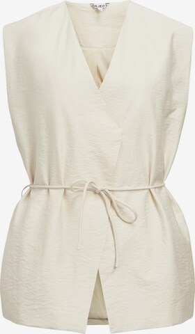 OBJECT - Chaleco 'Yui' en blanco: frente