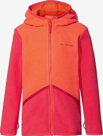 VAUDE Functionele fleece jas 'Pulex' in Oranje: voorkant