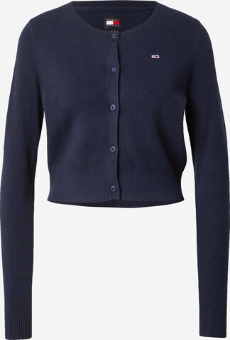 Cardigan 'ESSENTIAL' Tommy Jeans en bleu : devant