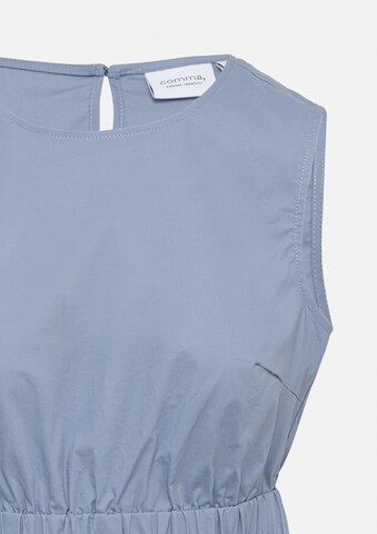 comma casual identity Jurk in Blauw