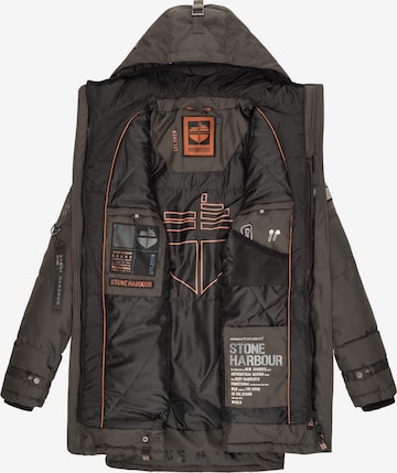 STONE HARBOUR - Parka de inverno 'Tahaa' em cinzento