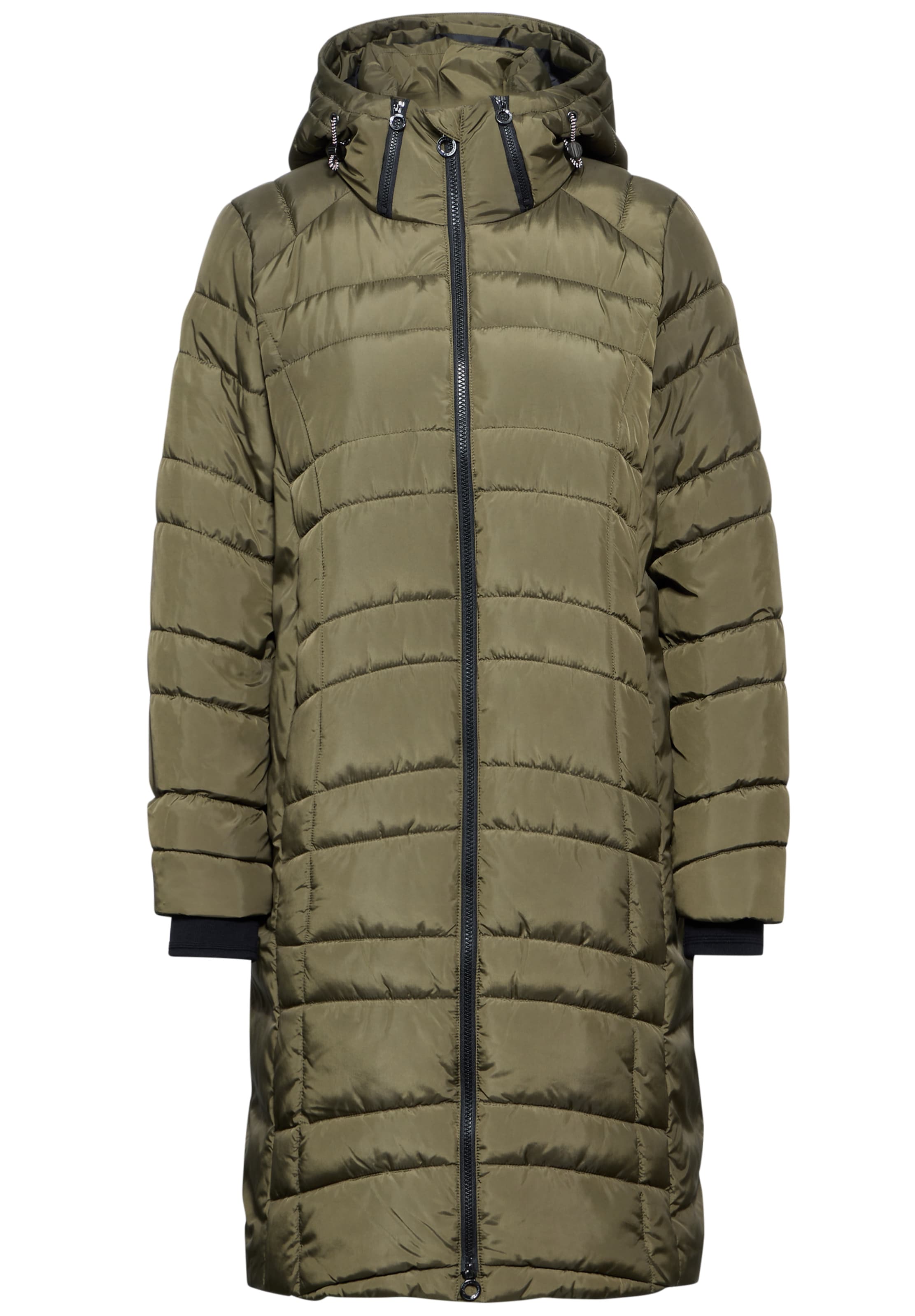 STREET ONE Übergangsmantel in Grün: Vorderseite