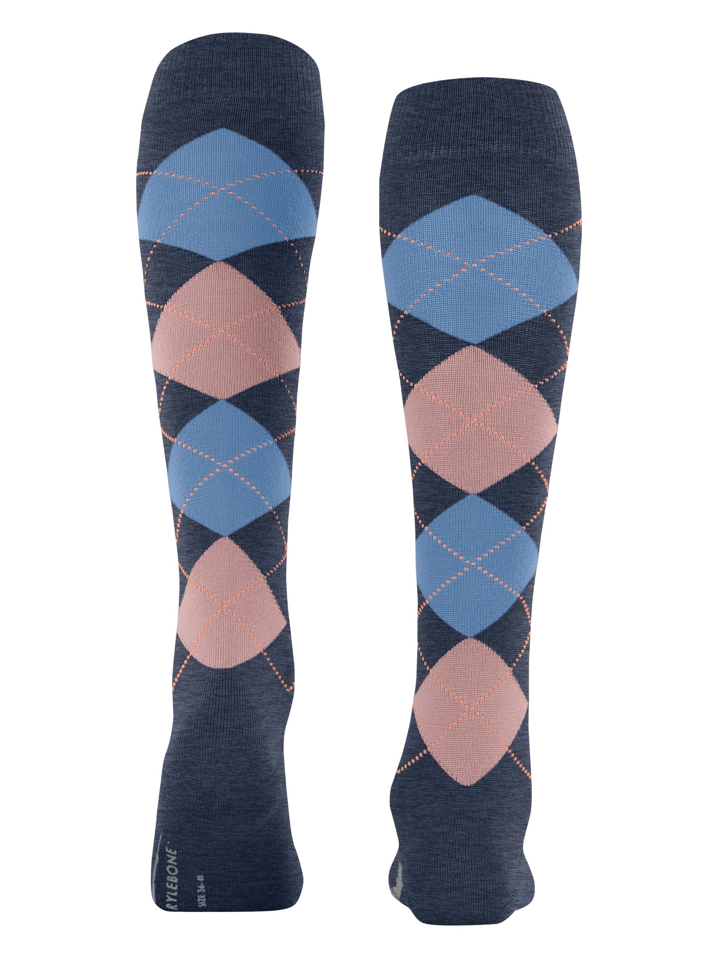 BURLINGTON Overknee Strümpfe 'Marylebone'‌‌‌‌‌ in Blau
