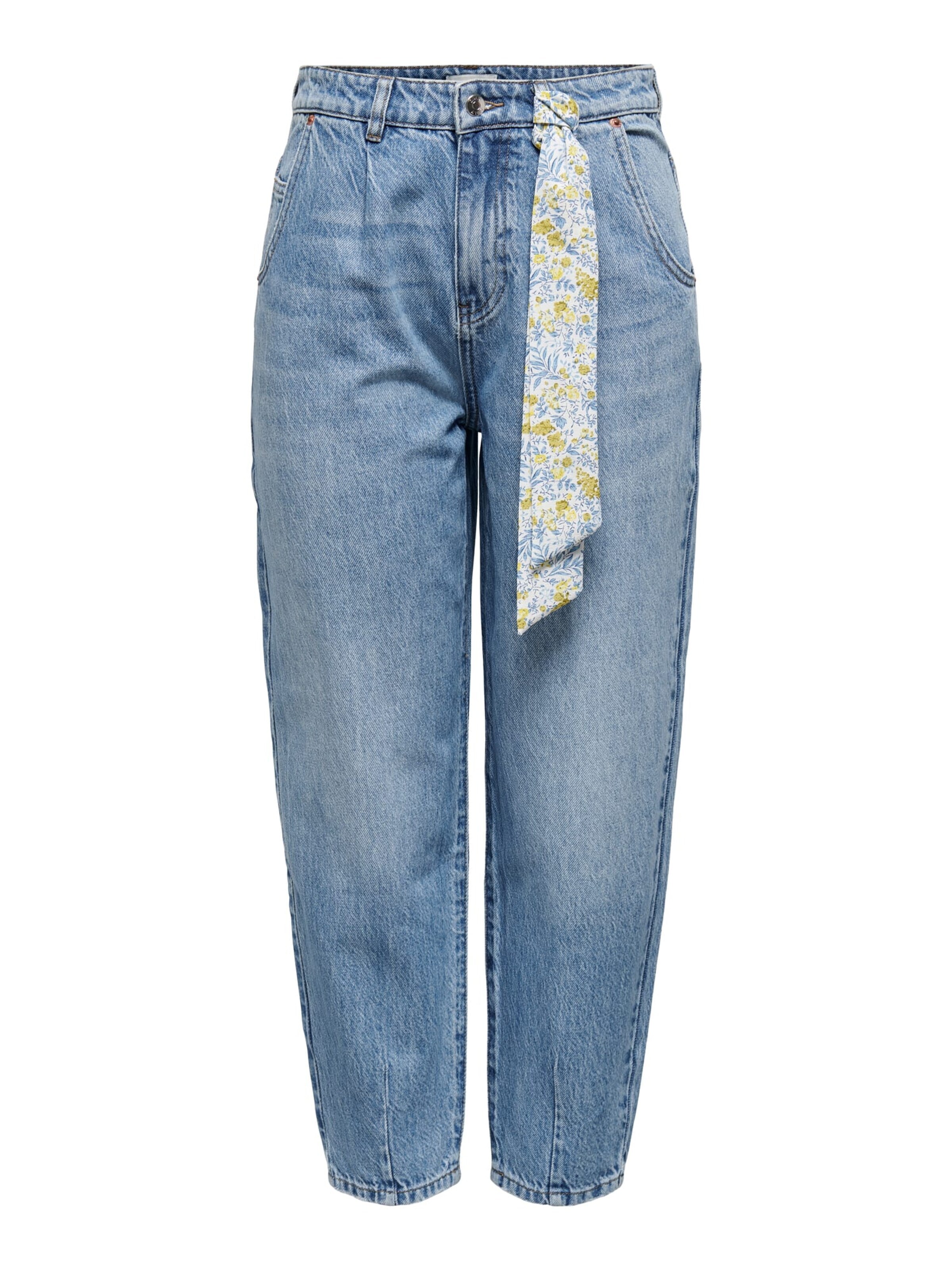 ONLY Baggy Broek in Blauw: voorkant