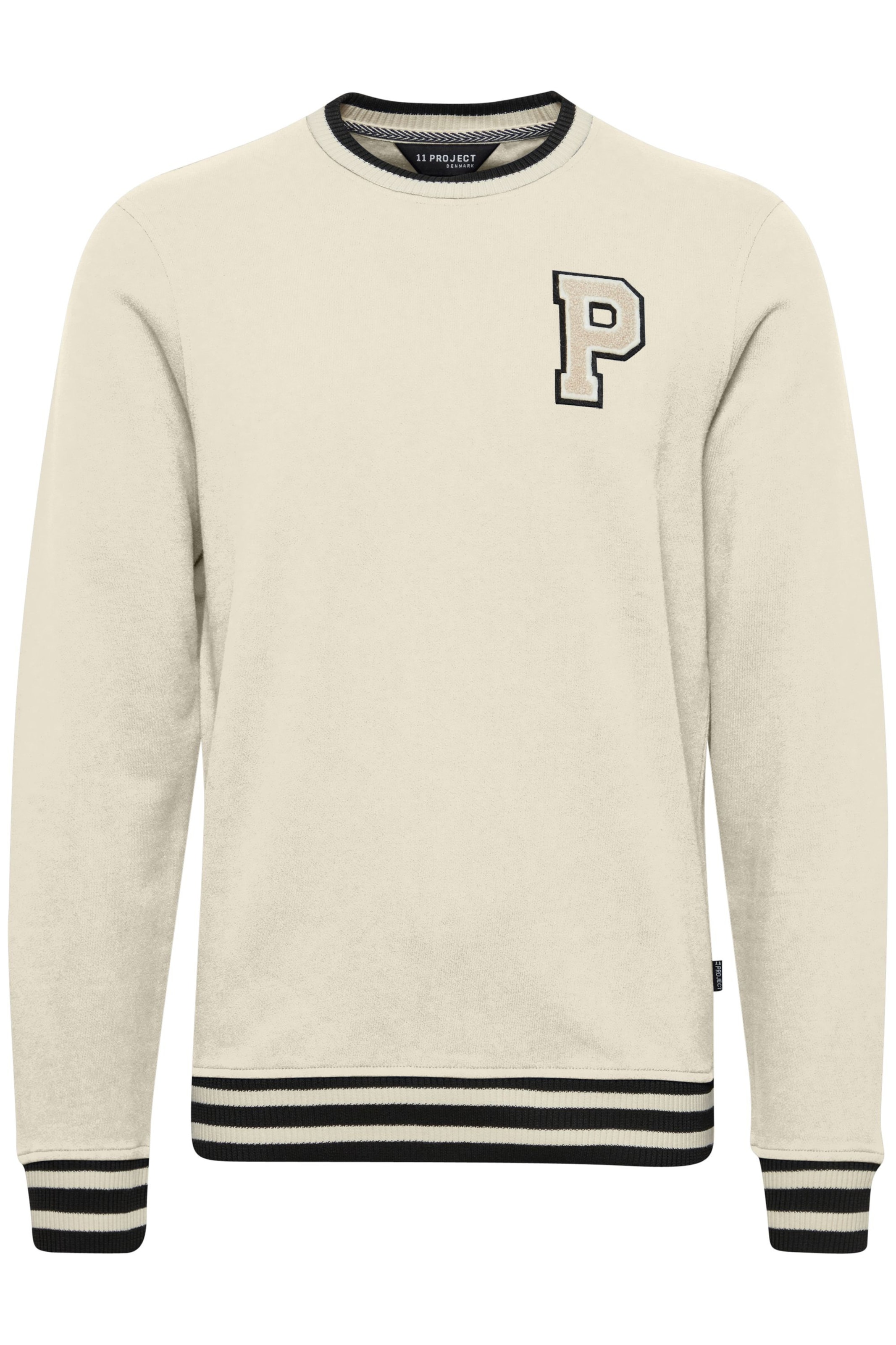 11 Project Sweatshirt in Beige: Vorderseite
