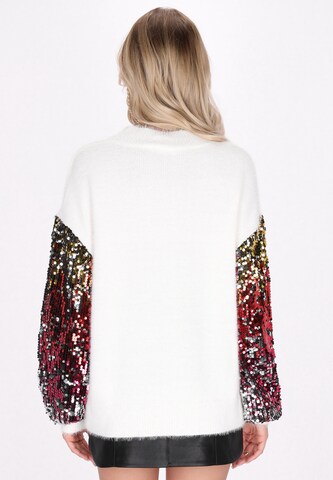 Pull-over IZIA en blanc