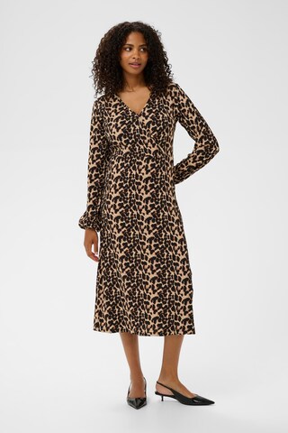 Robe 'KAKatrine' Kaffe en marron : devant