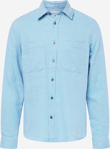 s.Oliver Slim fit Button Up Shirt in Blue: front