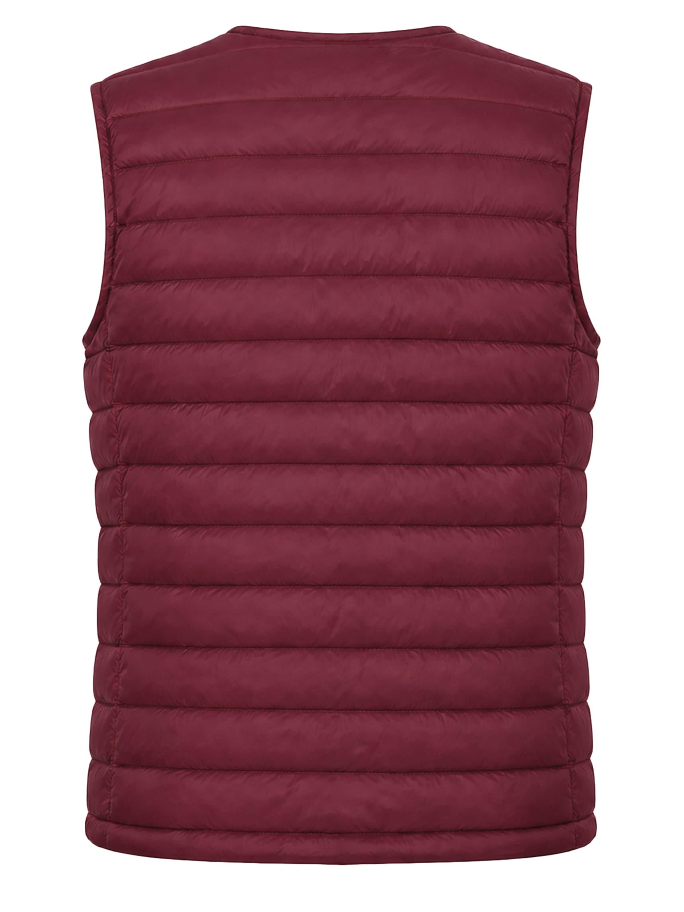 ALLTHEMEN Vest 'Stichlinie' in Red