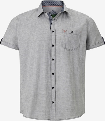 Fit confort Chemise 'Duke Trevor' Charles Colby en gris : devant